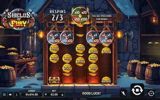 Shields of Fury – Bonus round