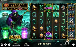 Reaper Riches – Feature in play