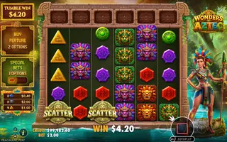Wonders of Aztec – Winning spin