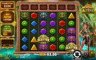 Wonders of Aztec – Winning spin