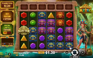 Wonders of Aztec – Winning spin