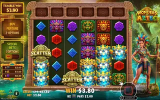 Wonders of Aztec – Feature in play