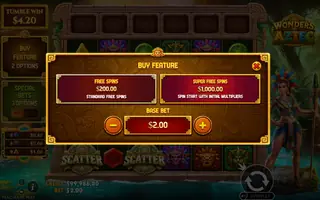 Wonders of Aztec – Bonus buy