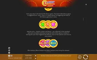 3 Lucky Monkeys – Game rules