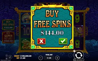 5 Lions Reborn – Bonus buy