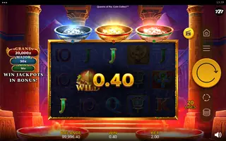 Queens of Ra: Coin Collect – Winning spin