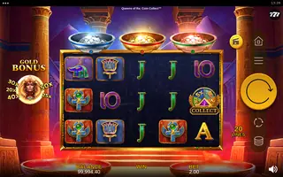 Queens of Ra: Coin Collect – Feature in play