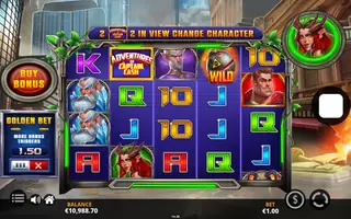 Adventures of Captain Cash – Feature in play