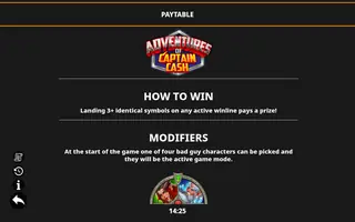 Adventures of Captain Cash – Game rules