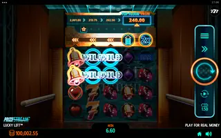 Lucky Lift – Feature in play