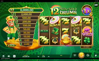 12 Pots of Gold Drums – Base game