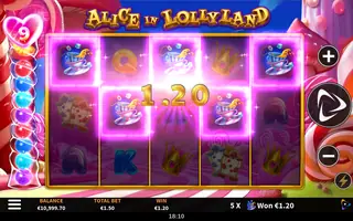 Alice in Lollyland – Winning spin