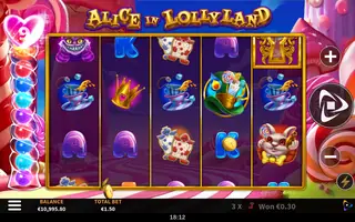 Alice in Lollyland – Winning spin