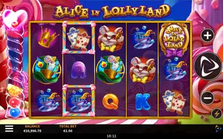 Alice in Lollyland – Feature in play