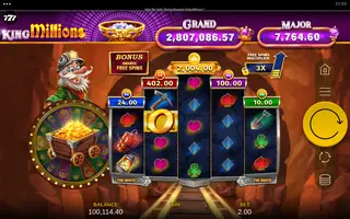 Give Me Gold: Rising Rewards King Millions – Winning spin