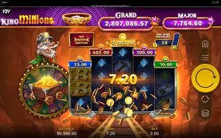 Give Me Gold: Rising Rewards King Millions – Winning spin
