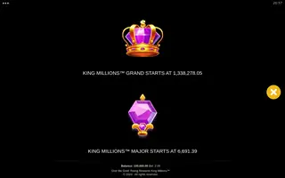 Give Me Gold: Rising Rewards King Millions – Paytable