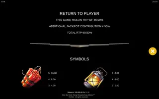 Give Me Gold: Rising Rewards King Millions – Paytable