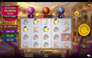 Arena of Gold: Shields of Glory POWER COMBO – Winning spin