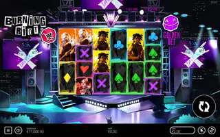 Burning Riot – Feature in play