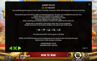 Lucky Tiger – Game rules