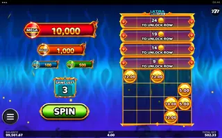 Hot Fireballs Link&Win – Bonus round