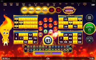 Hot Fireballs Link&Win – Bonus round