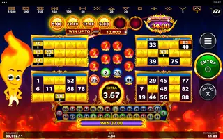Hot Fireballs Link&Win – Bonus round