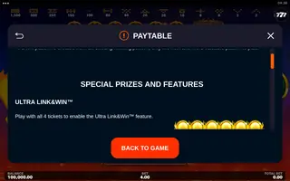 Hot Fireballs Link&Win – Game rules