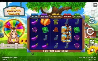 Donkey Dollars – Base game