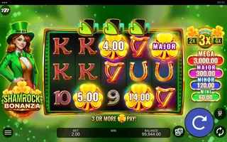 Shamrock Bonanza – Winning spin