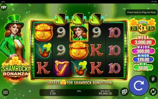 Shamrock Bonanza – Feature in play