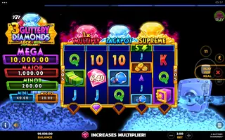 3 Glittery Diamonds – Bonus round