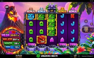 Treasures of Kilauea 2 – Feature in play
