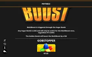 Sugar Bomb 2 MultiBoost – Game rules
