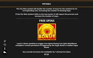 Sugar Bomb 2 MultiBoost – Game rules