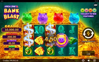 Area Link Bank Blast – Winning spin