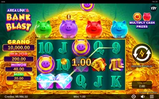 Area Link Bank Blast – Winning spin