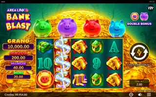 Area Link Bank Blast – Feature in play