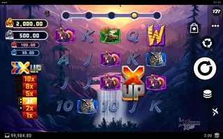 Wolf Prime X UP – Feature in play