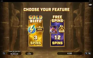 Jungle Jim Gold Blitz – Bonus round