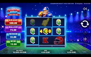 Champions Night – Winning spin