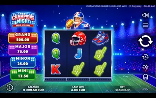 Champions Night – Winning spin