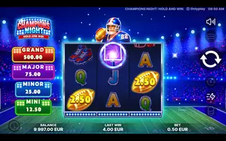 Champions Night – Winning spin