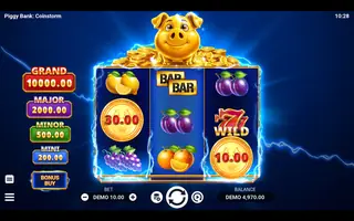 Piggy Bank: Coinstorm – Winning spin