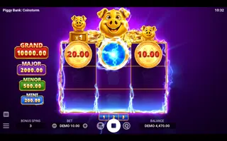 Piggy Bank: Coinstorm – Bonus round