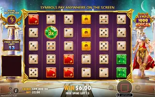 Gates of Olympus 1000 Dice – Feature in play