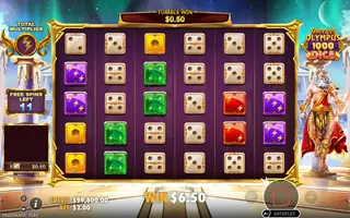Gates of Olympus 1000 Dice – Feature in play