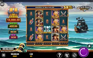 Black Sails Wild Seas – Feature in play