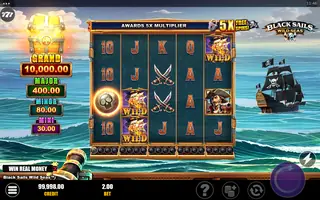 Black Sails Wild Seas – Feature in play